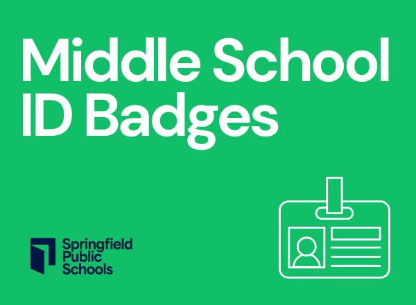  Middle School ID Badges 